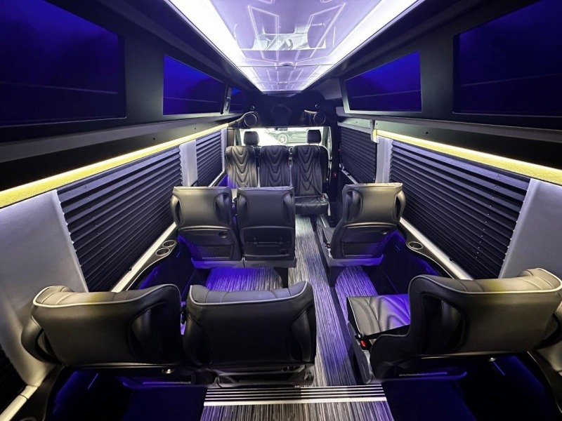 Shuttle Interior of Executive Coach